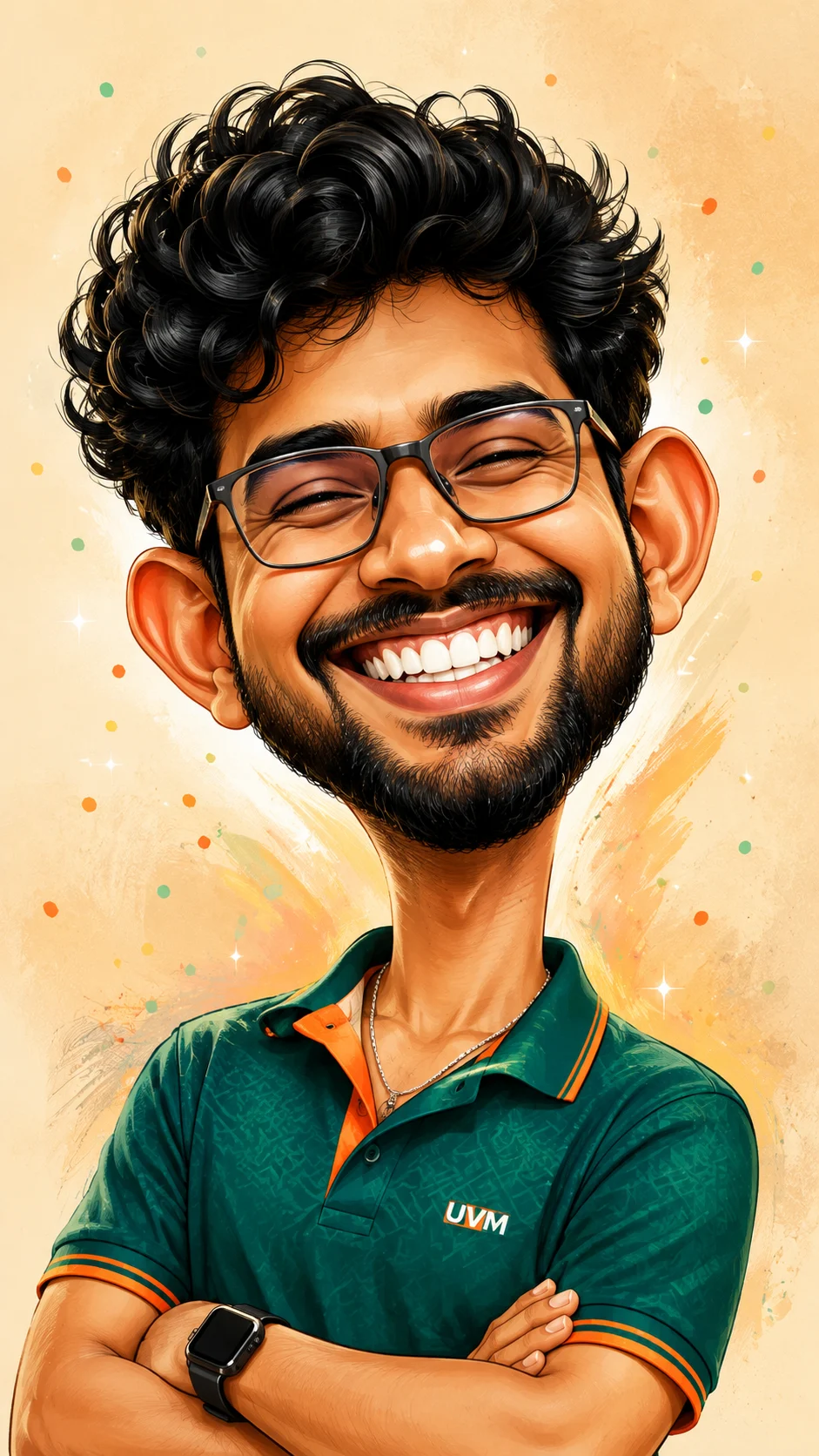 Ultra Realistic Caricature Portrait