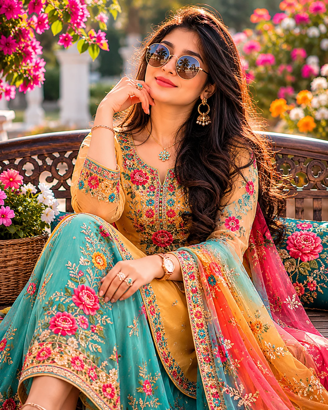 "Rooted in tradition, styled with confidence, and glowing with elegance."