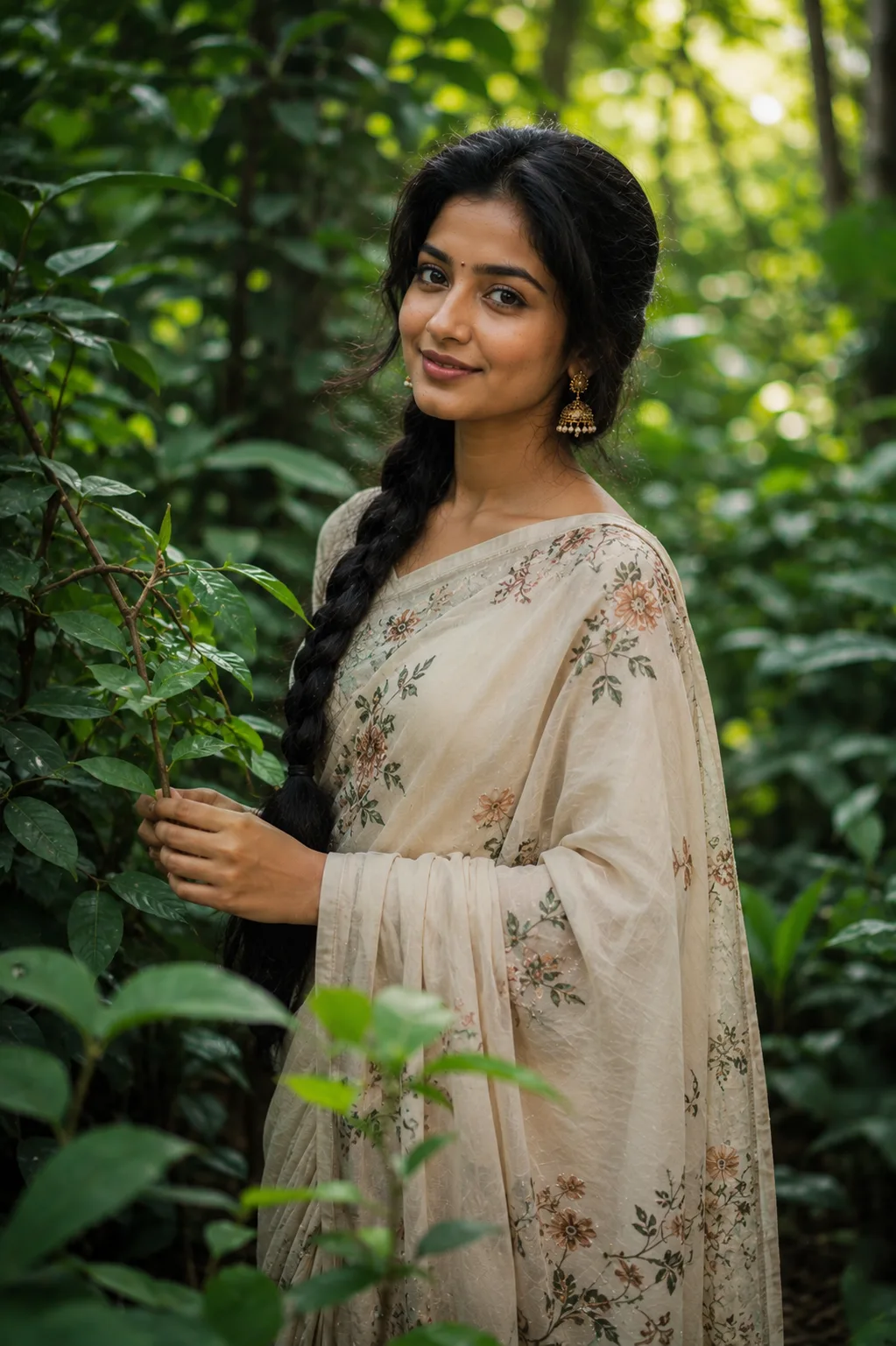 "Timeless Grace in the Forest"