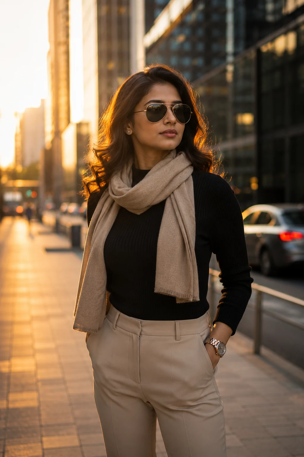 “Walking through the city like it’s my runway.”