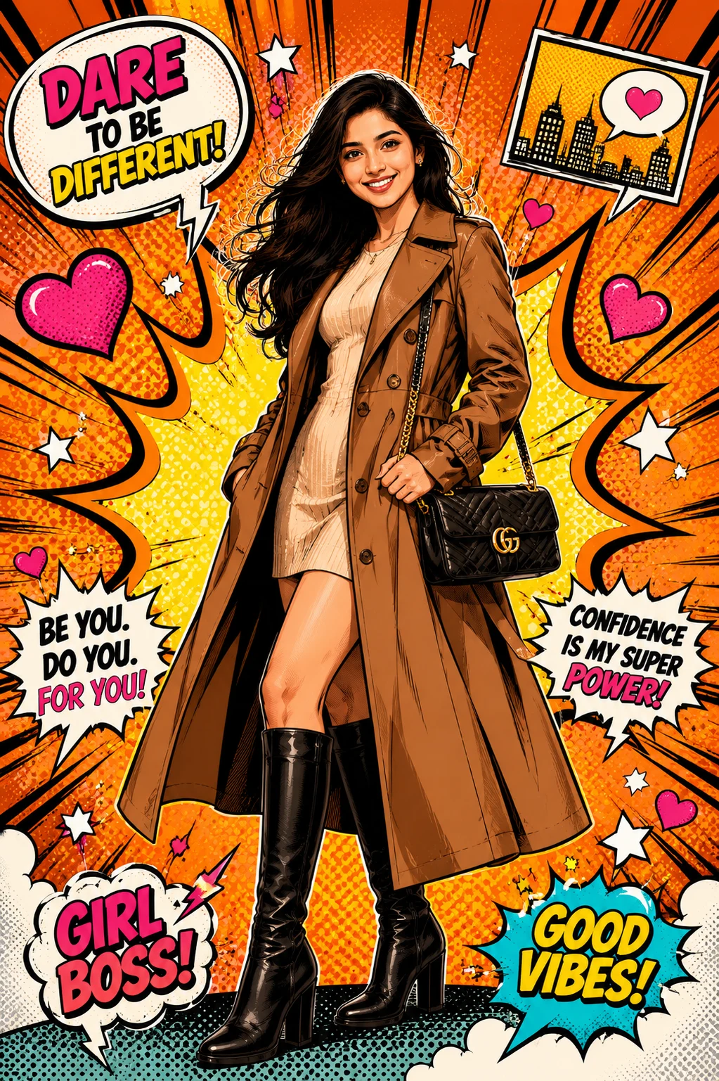 “Pop Art Princess: Heartbeat of Style”