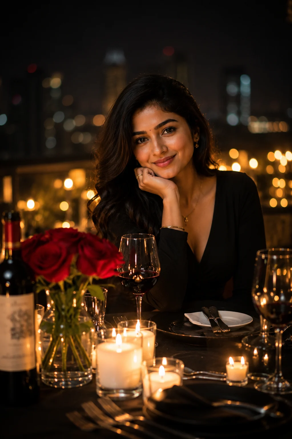 “Candlelight, city lights, and the right vibe.”