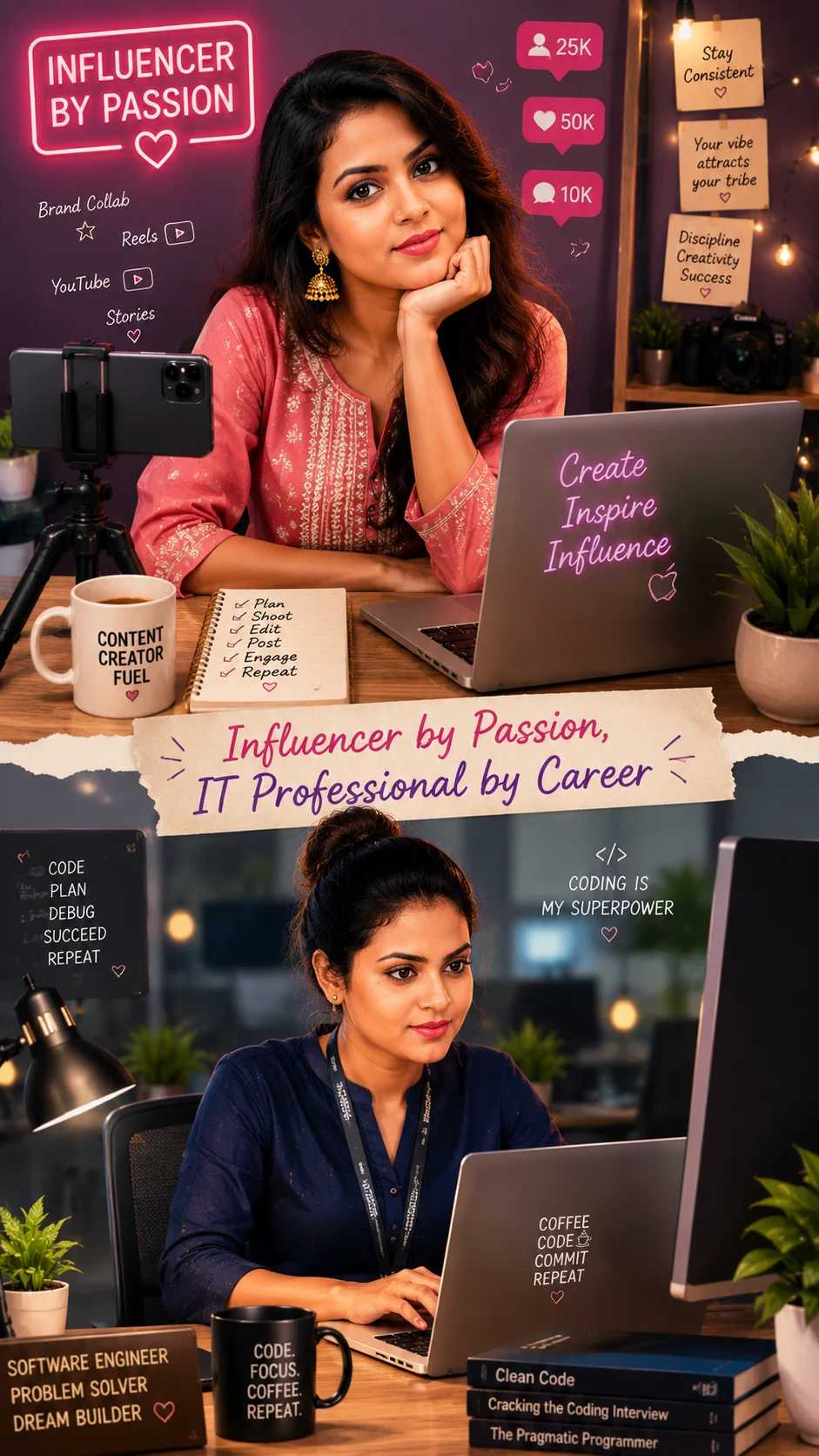 "Influencer by Passion, IT Professional by Career"