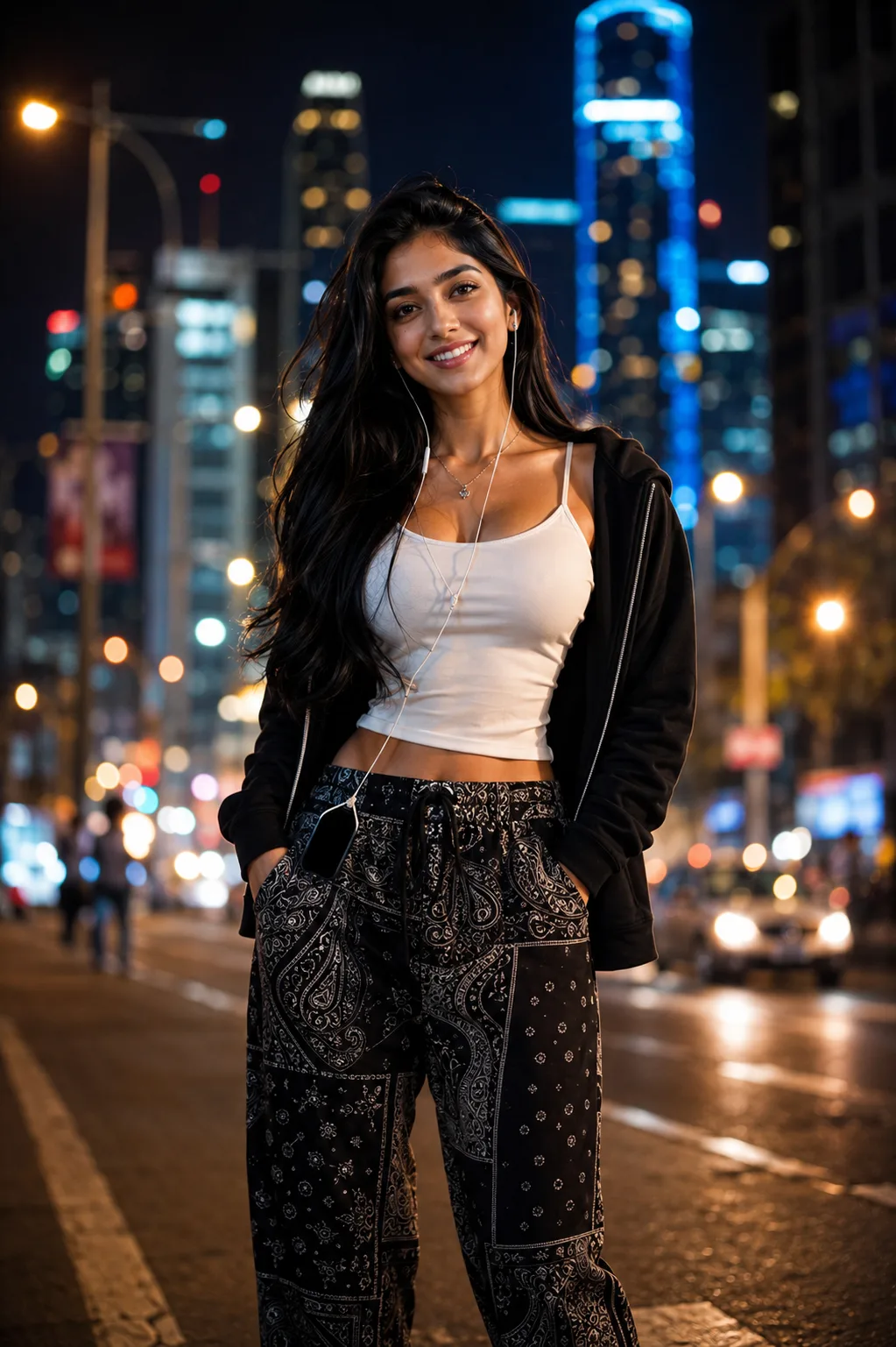 "Midnight Vibes: Music, Freedom & City Lights"