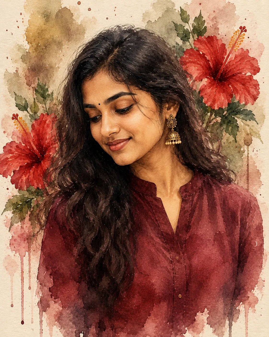 Elegant Watercolor Illustration