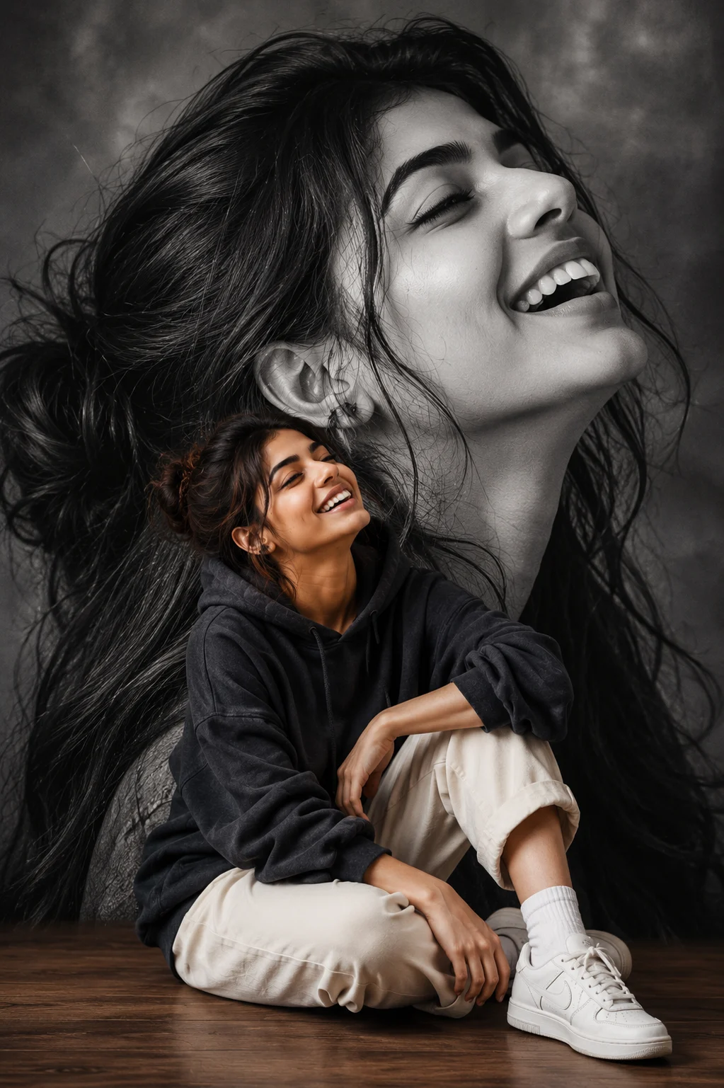 Double Exposure Portrait