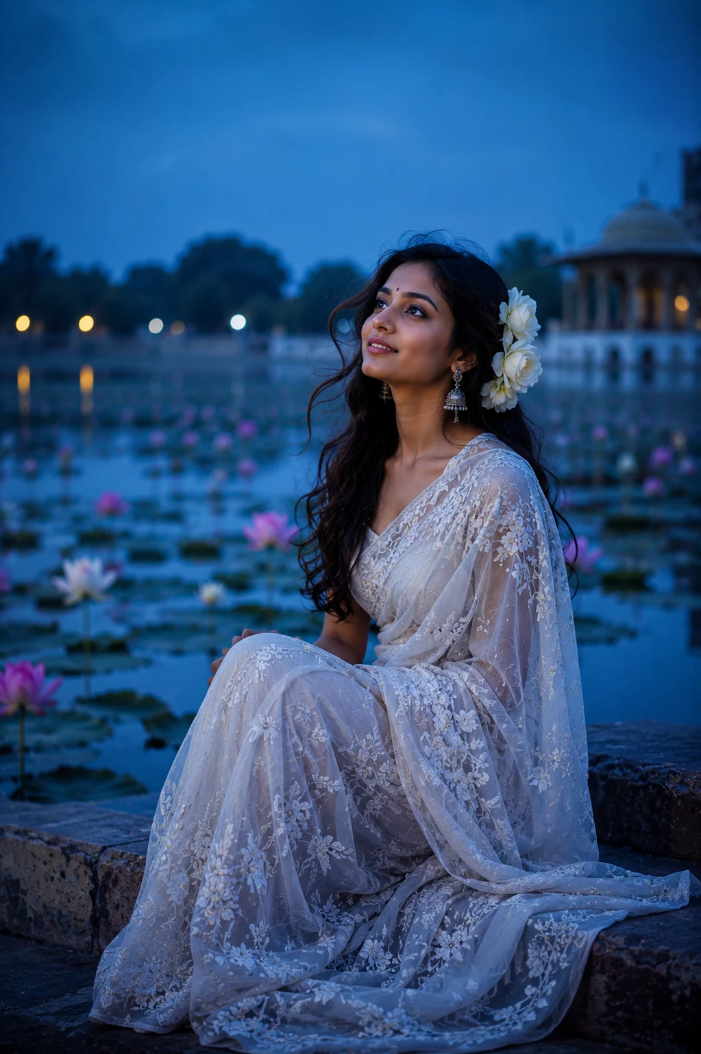 "Moonlit Lotus Dreams"