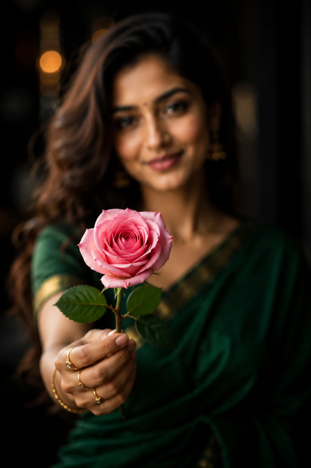“Some flowers bloom quietly, just like beautiful souls.”