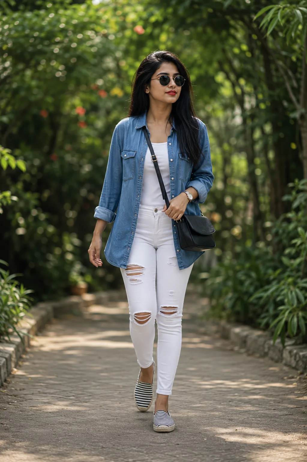 “Walking like the world already noticed.”