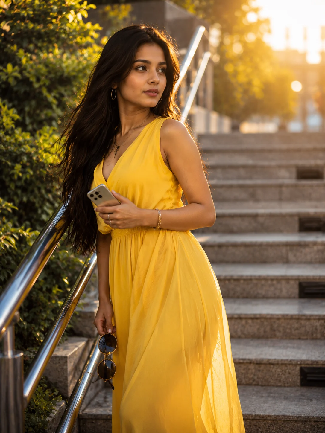 "Wrapped in sunshine, guided by dreams, and glowing with quiet confidence."